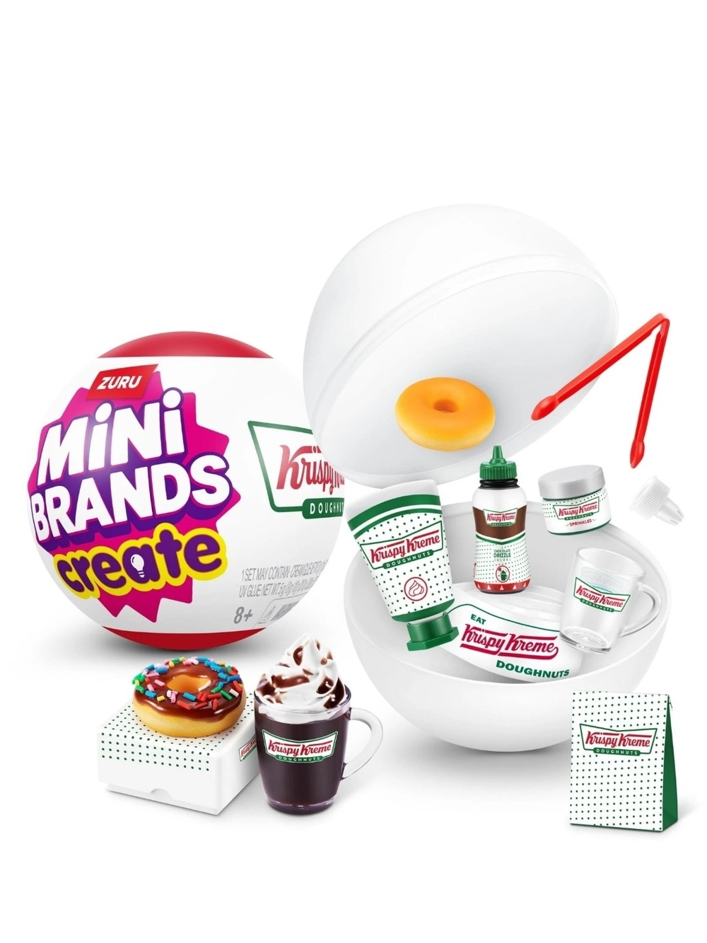 Mini Brands Create Krispy Kreme Create Series 1 Capsule - Mini Collectibles Toy
